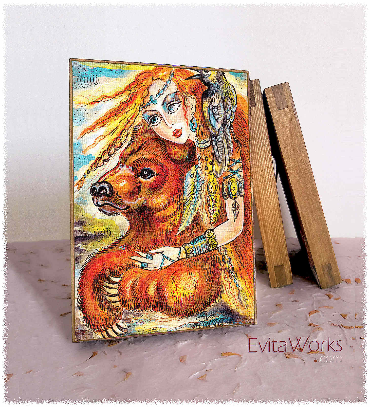 oa raven lady 02 bk ~ EvitaWorks