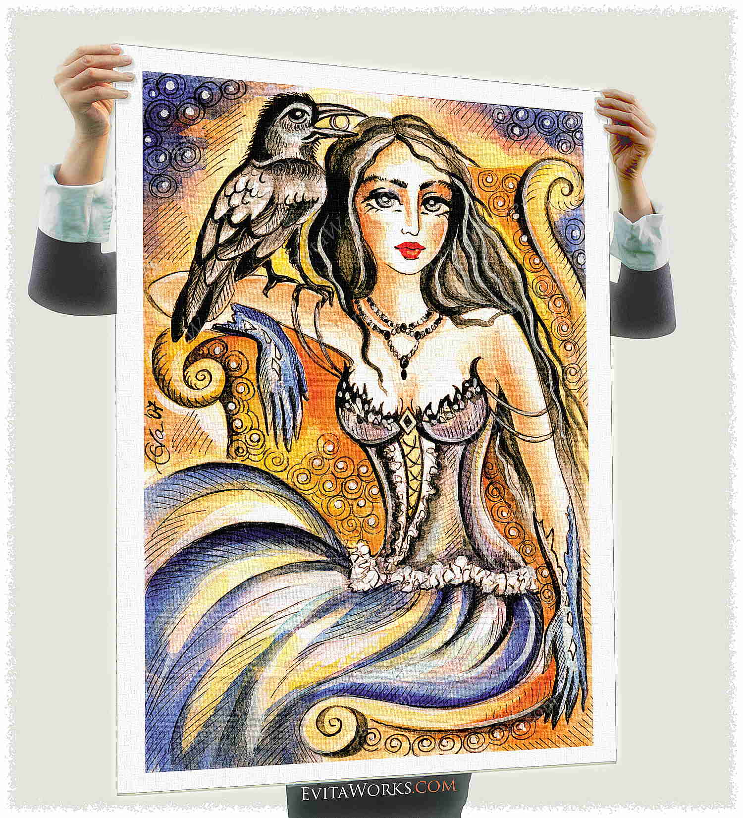 oa raven lady 03 a1 ~ EvitaWorks