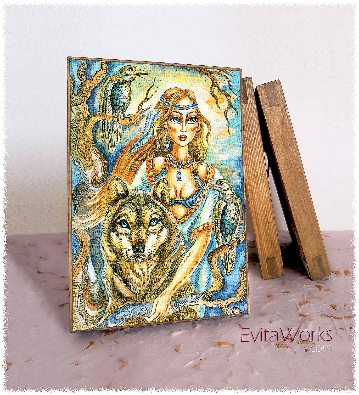 oa raven lady 04 bk ~ EvitaWorks