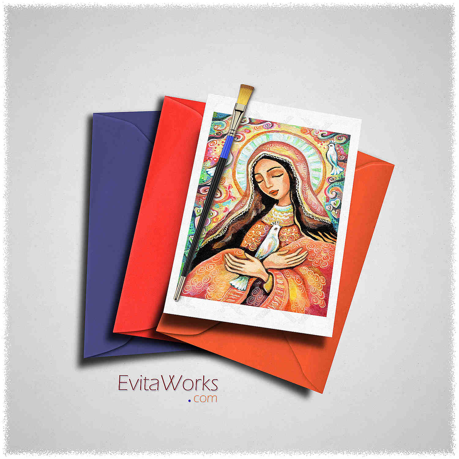 Hit to learn about "The Prayer of Mary, holy woman" on cards