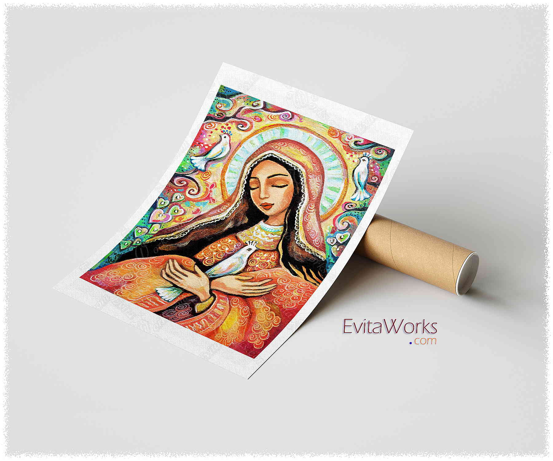 Hit to learn about "The Prayer of Mary, holy woman" on prints