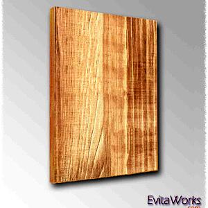tt woodblock h back natural ~ EvitaWorks